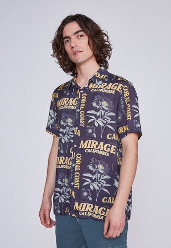 Camisa Hombre California Negro Sioux    