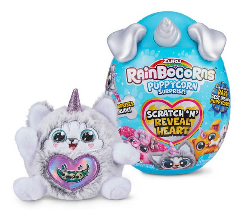 Peluche Rainbocorn Sparkle Heart Sorpresa Unicornio