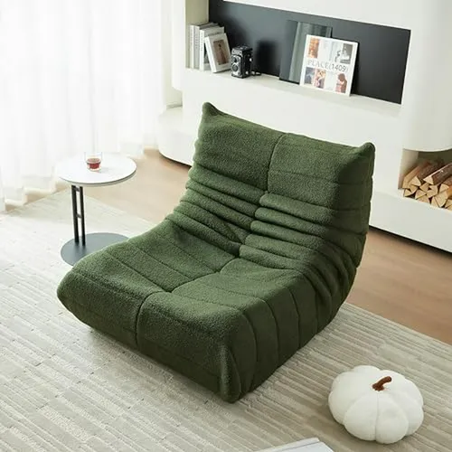 Sillón De Puff De Lana Para Adultos Y Adolescentes, Cómodo P