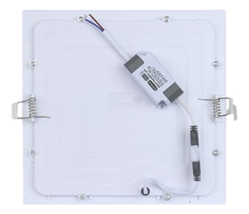 Lampara Led 3w Empotrar Plafon Panel Slim Luz Calida 10 Pz