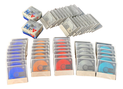 Minidisc Sony Color Collection En Blanco, Nuevos, Sellados