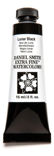 Aquarela Daniel Smith Tubo 15ml 49 Lunar Black