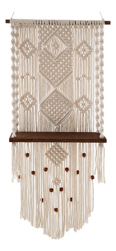 Generic, Estante De Pared Boho Macrame Estante Flotante