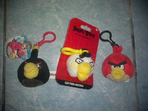 el Pájaro Rojo-Nuevo Angry Birds 3 Pulgadas Mochila Clip KEYRING 