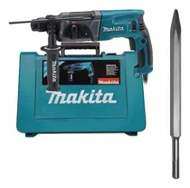 Comprar Martelete Combinado Sds Hr2470 800w Makita + Kit Acessórios Cor Azul-turquesa 220v