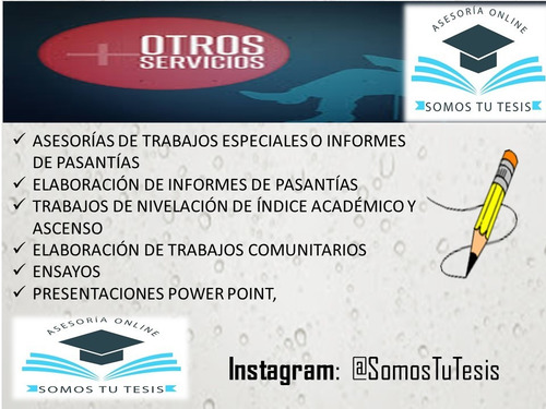 Imagen 4 de 5 de Asesorías De Tesis, Proyectos, Revisión, Correcciones