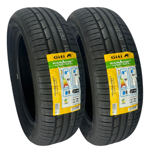 Kit 02 Pneus 205/55r17 Giti Gitisynergy Suv 4x4 H2 95w Xl