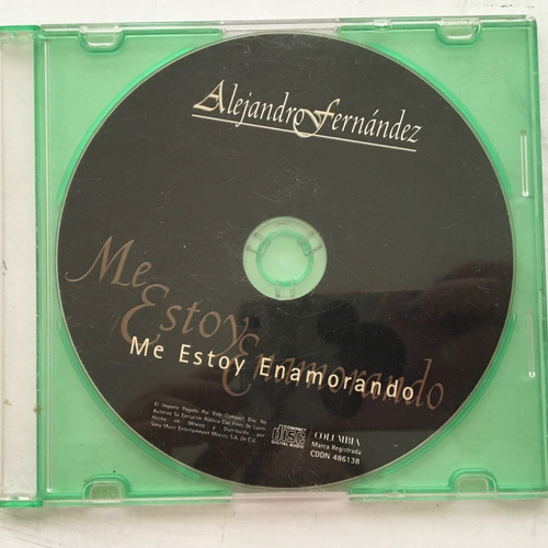 Cd Original Alejandro Fernandez - Me Estoy Enamorando