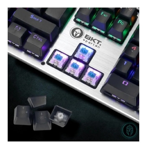Imagen 2 de 5 de Teclado Mecánico Gamer Bkt K101 Pc-ps4 Luz Led Anti-ghosting