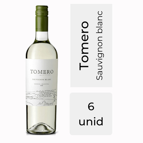 Vino Blanco Tomero Sauvignon Blanc Caja X6 750ml Mp Drinks