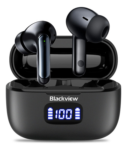 Fones De Ouvido Sem Fio Blackview Tws Bluetooth 5.3 Com Micr