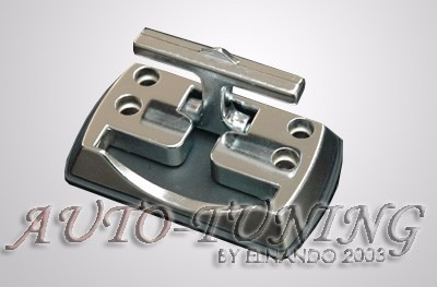 Imagen 3 de 7 de Gancho Cornamuza Plegable Cromada Soporte Metal Pick Up Par
