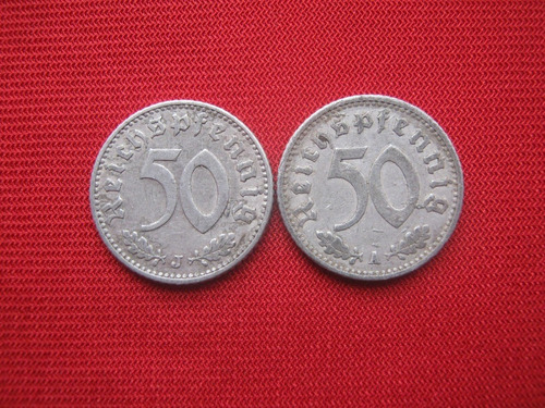 Alemania - Tercer Reich 50 Pfennig 1935 