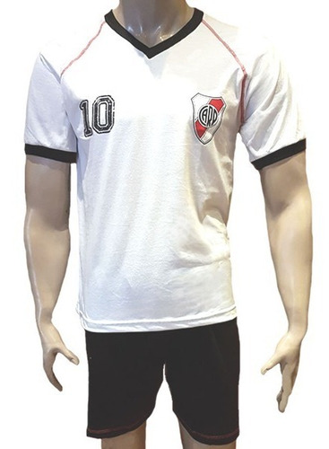 Pijama River Plate Oficial Hombre Equipo Futbol Verano Adult