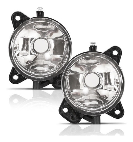 Imagem 2 de 6 de Kit Farol Milha Gol G5 Botão Mod Orig + Kit Super Led 6k