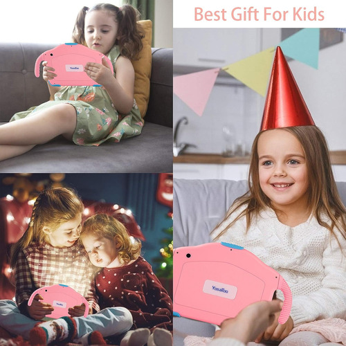 Tableta Yosatoo Para Niños, Android 32 Gb Wi-fi Rosa