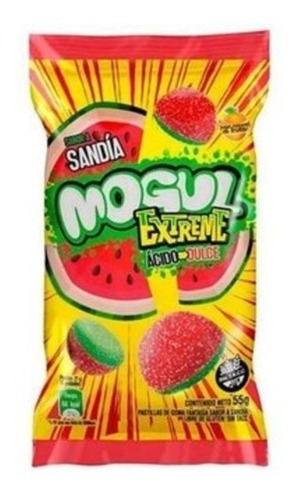 Gomitas Mogul Extreme Sandía Caja X 10 Paquetes