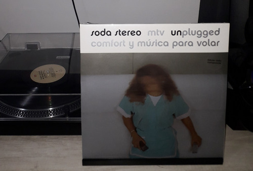 Soda Stereo Unplugged Confort Vinilo Doble Transparente Nuev