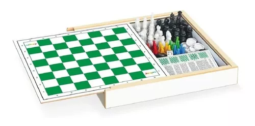 Jogo de Tabuleiro Ludo Clássico Luxo Brinquedo Educativo