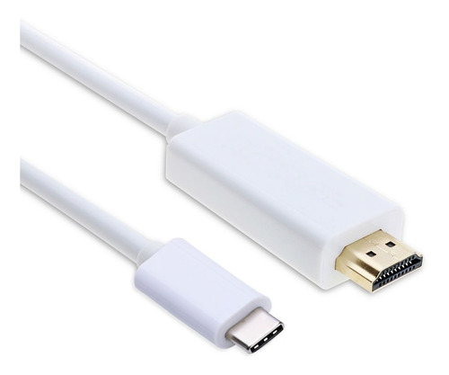 Imagem 3 de 4 de Cabo Adaptador Usb-c X Hdmi 2 Metros Estender Espelhar Tela