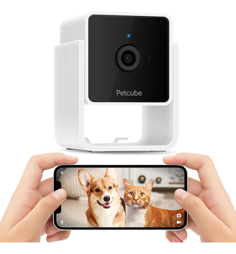 Camara Interior Wi-fi Para Mascotas Y Seguridad Con Aplicac
