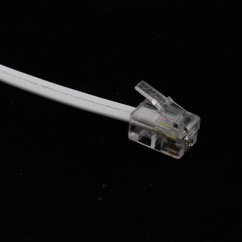 Cable De Línea 4p4c (5 Pies Desenrollado / 1 Pie Enrollado)
