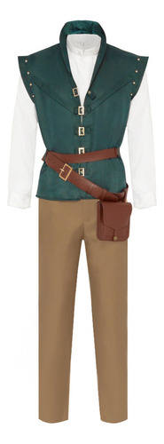 2024 Enchanted Flynn Rider El Príncipe Disfraz Cosplay