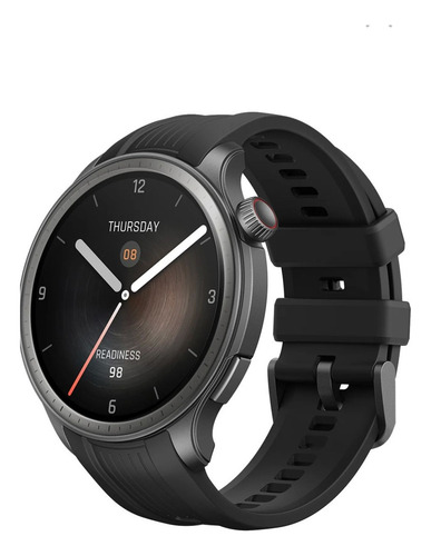 Reloj inteligente Amazfit Balance A2287 carcasa negra medianoche correa negra bisel negro diseño de pulsera de malla