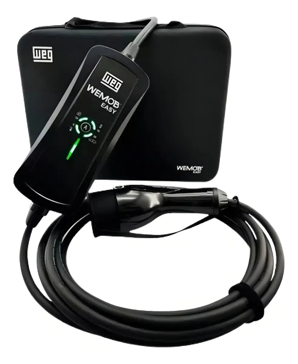 Carregador Portátil Carro Elétrico Weg Wemob Easy Até 4,8kw