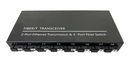 Switch Para Backbone Fibra 8fo + 2ge Para Ptp Ou Ftth Metro