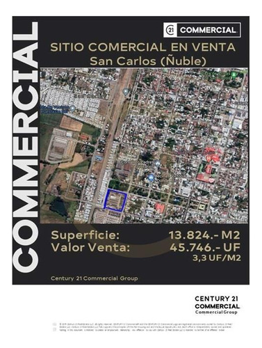 Venta Terreno Múltiples Usos En San Carlos, Ñuble