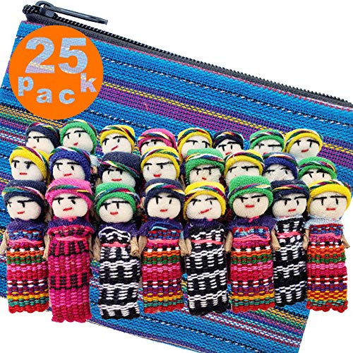 24 Muñecas Worry Dolls De Guatemala, Muy Lindas Y Pequeñas