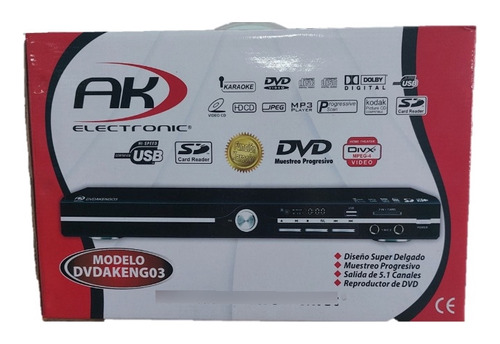 Reproductor De Dvd Marca Ak