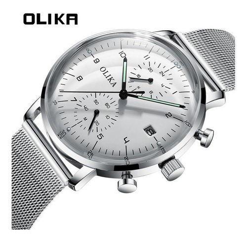 Olika Reloj Luminoso Cronógrafo Ultrafino Para Hombre