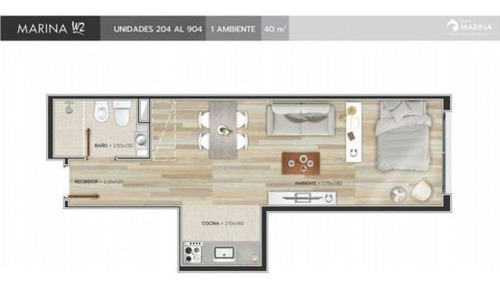 Imagen 4 de 8 de Venta De Monoambiente En Punta Carretas Marina W Ii