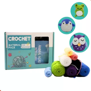 Kit Caixa Amigurumi Bichinhos Com 3 Modelos Para Iniciantes