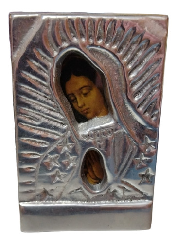 Lote 50 Retrato Virgen De Guadalupe Mini En Pewter 