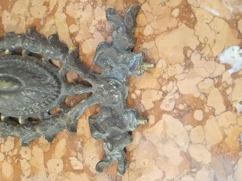 Aplique De Bronce Antiguo Para Mueble O Cama (Usado)