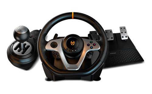 Kit Gaming Volante + Acelerador + P.cambios Krom K-wheel Pro