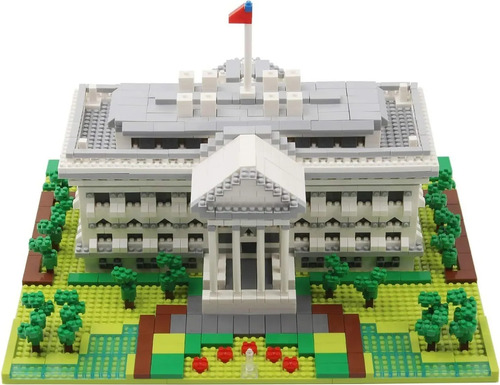 Set Construcción White House 3d Piezas Caja
