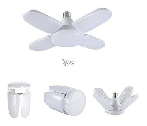 Bombillo Led Fan 4 Aletas 6000k 85-277v