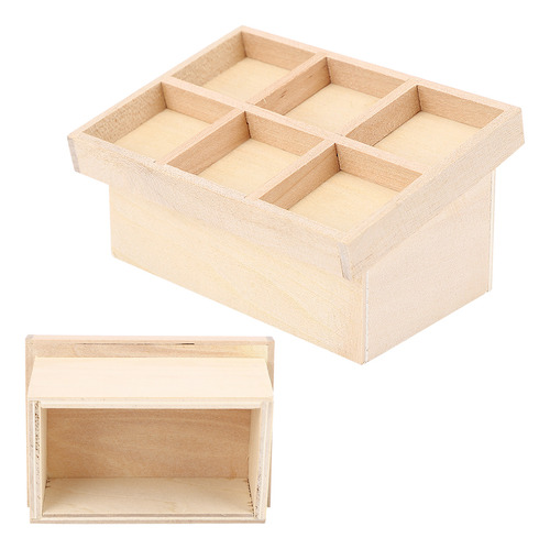 Dollhouse Decoration 1:12 Doll House, Estante De Frutas En M