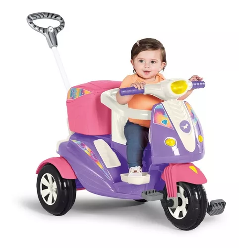Carrinho Motoca De Passeio Infantil Criança Bebê + Protetor