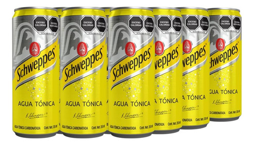 Schweppes Agua Tónica - 12 Latas X 355 Ml, Total: 4.26 L