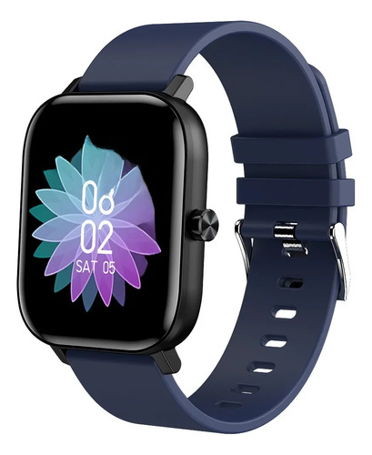 Reloj Rojo Impermeable Con Monitor De Salud Cardíaca