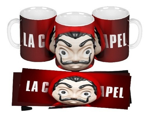 Pocillo Mug  La Casa De Papel Vaso Taza Ceramica 