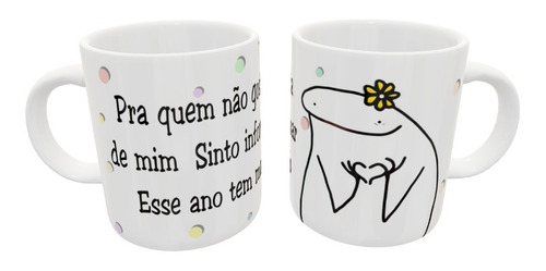 Caneca Meme Flork Engraçada  - Pra Quem Não Gosta De Mim