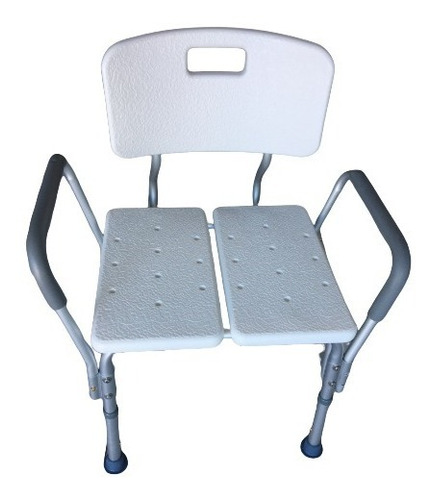 Silla Ducha Obeso, 250 Kg, Altura Regulable, Agarraderas 