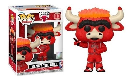 Funko Pop 03 Benny The Bull Nba Mascots