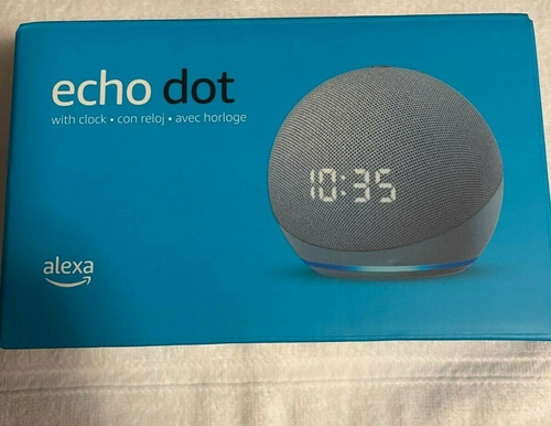Amazon Echo Dot 4th Gen W Clock Con Asistente Virtual Alexa